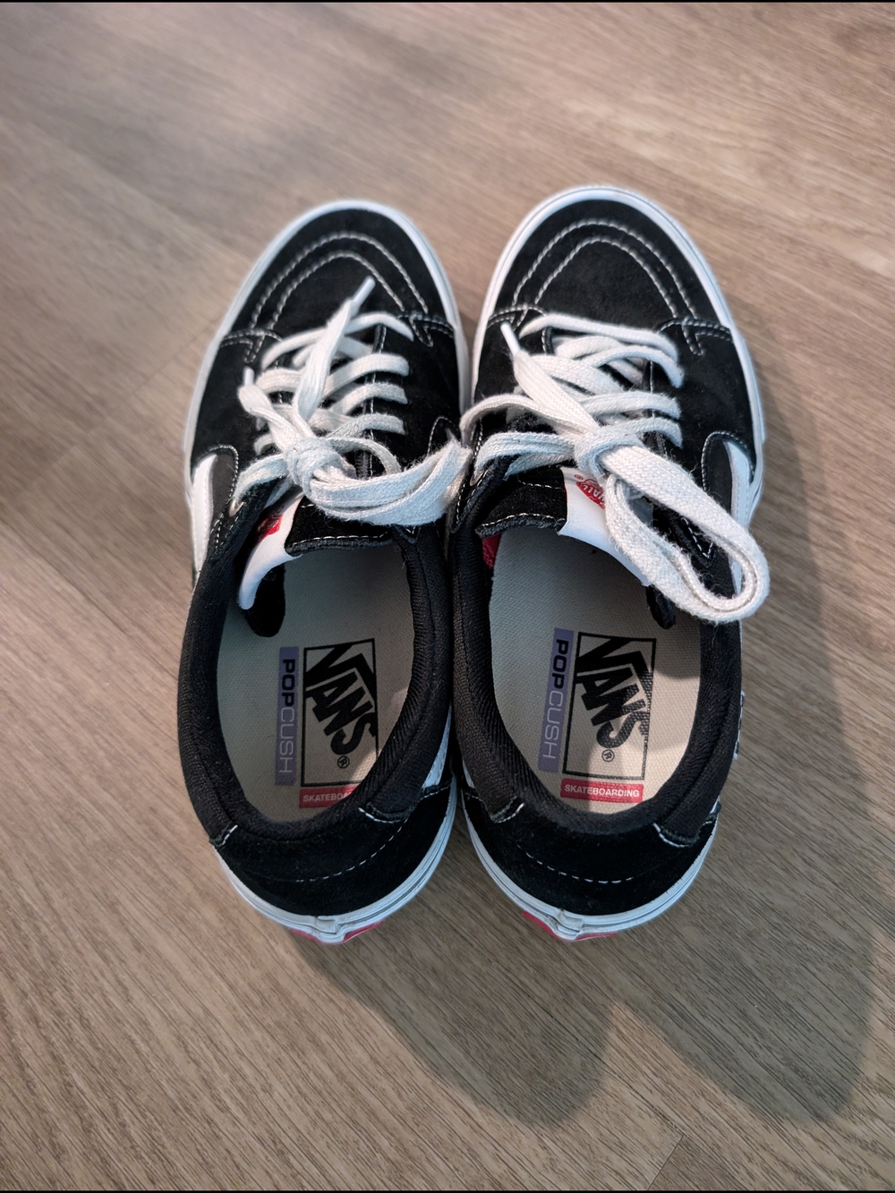 Vans Black and White Old Skool Sneakers Skate Edition